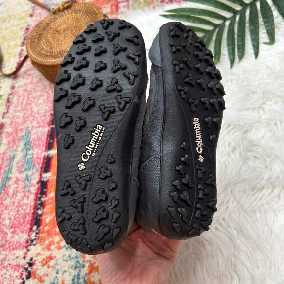 $120 Columbia Gray Minx Slip III Winter Snow Boot Kids Girls 4 - Picture 9 of 11